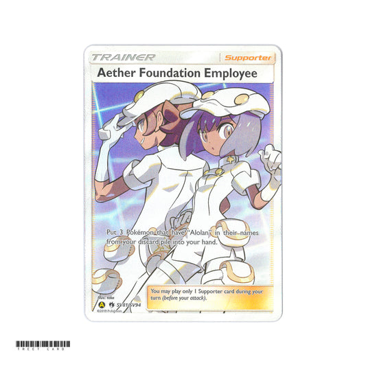 Aether Foundation Employee SV81/SV94 Shiny Holo Rare Hidden Fates Pokemon Card PTCG