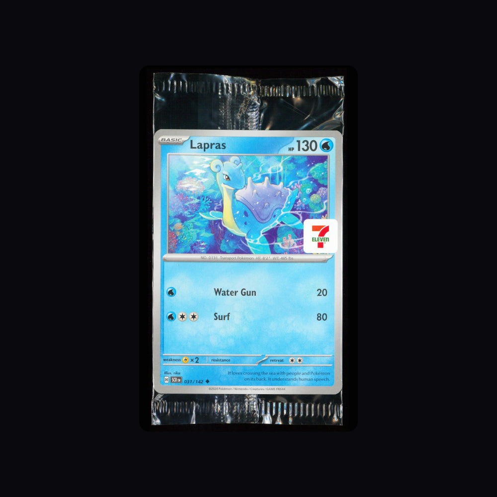 [Sealed] Lapras Seven Eleven 7/11 Promo SCR 031/142  711 7-11 EN Pokemon Card Game PTCG