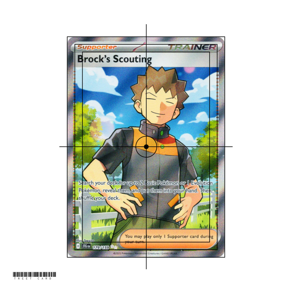 Brock's Scouting JTG 179/159 Journey Together Full Art EN Pokemon Card Game PTCG