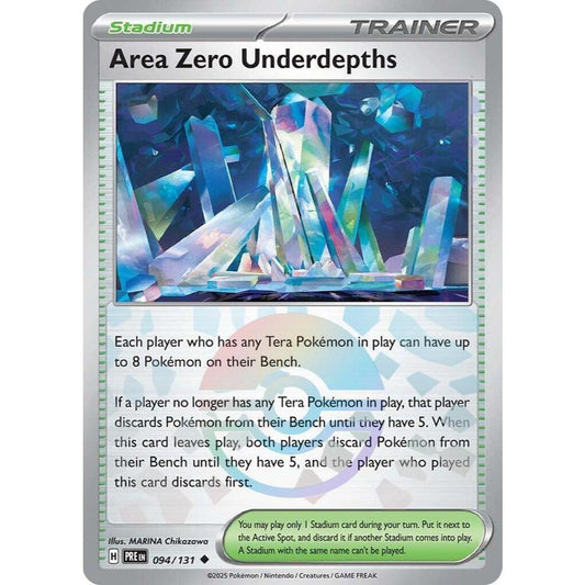 Area Zero Underdepths PRE 094/131 Poke Ball Pattern Prismatic Evolutions EN Pokemon Card Game PTCG