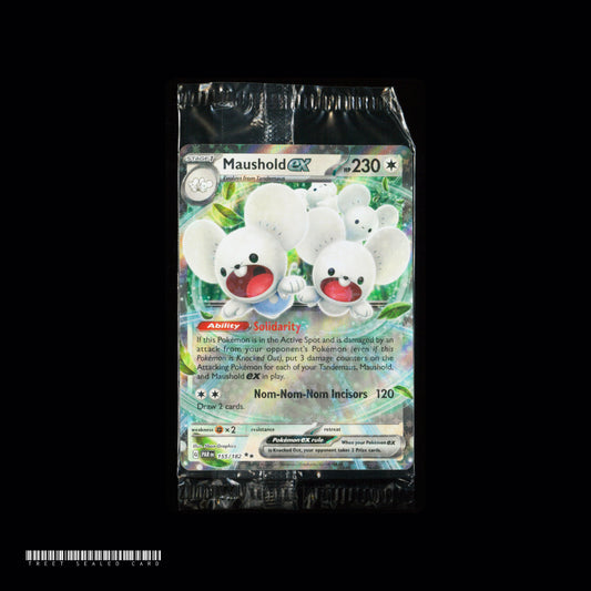 [Sealed] Maushold ex 155/182 Paldea Adventure Chest Promo EN Pokemon Card Game PTCG