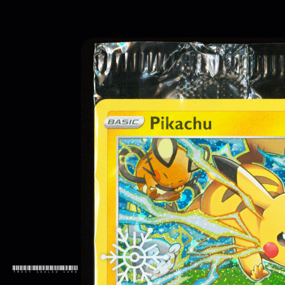 [Sealed] Pikachu 2023 Snowflake Stamp Promo 049/195 EN Pokemon Card Game PTCG