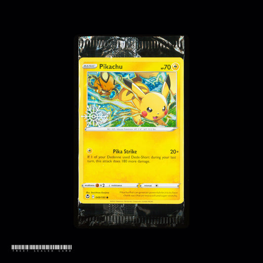 [Sealed] Pikachu 2023 Snowflake Stamp Promo 049/195 EN Pokemon Card Game PTCG
