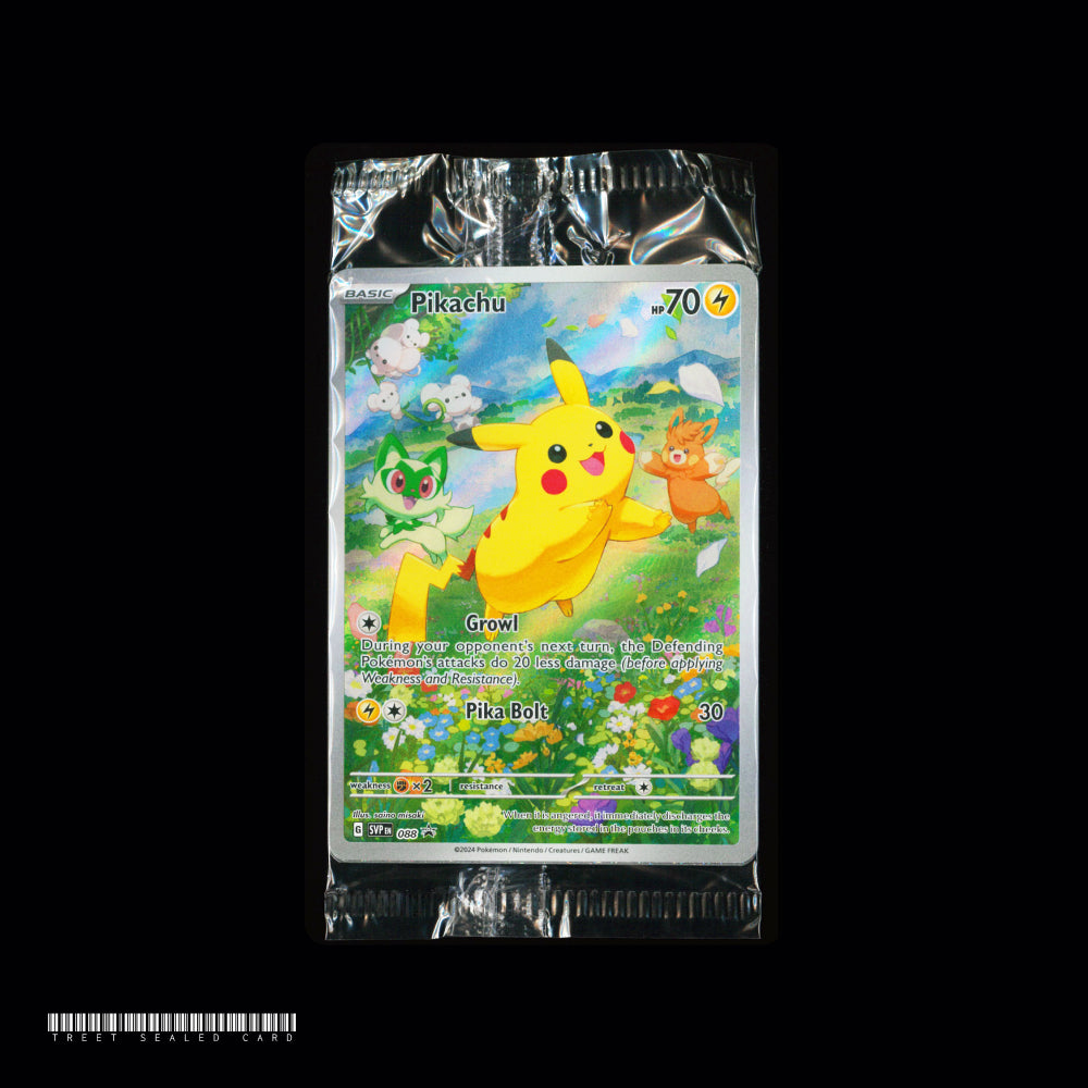 [Sealed] Pikachu SVP 088 Paldea Adventure Chest Promo EN Pokemon Card Game PTCG